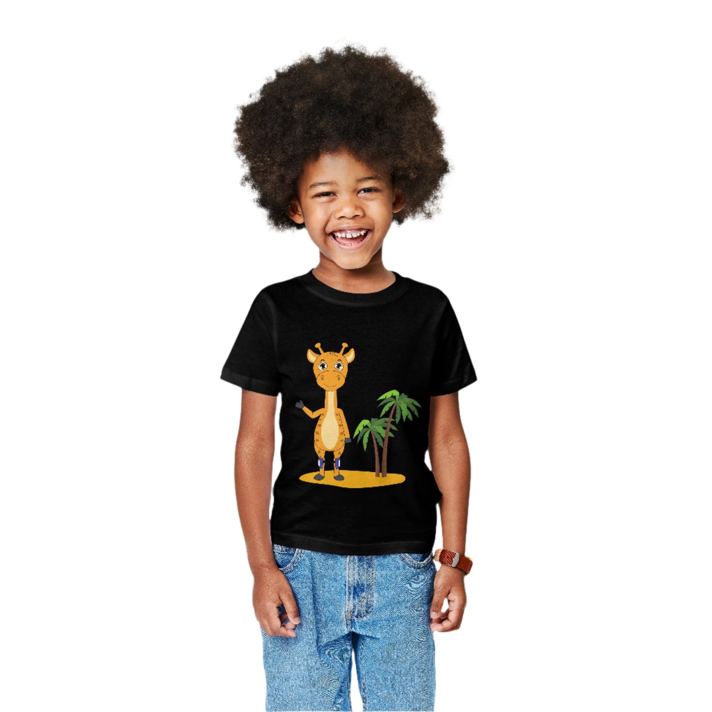 Giraffe Toddler Short Sleeve Tee