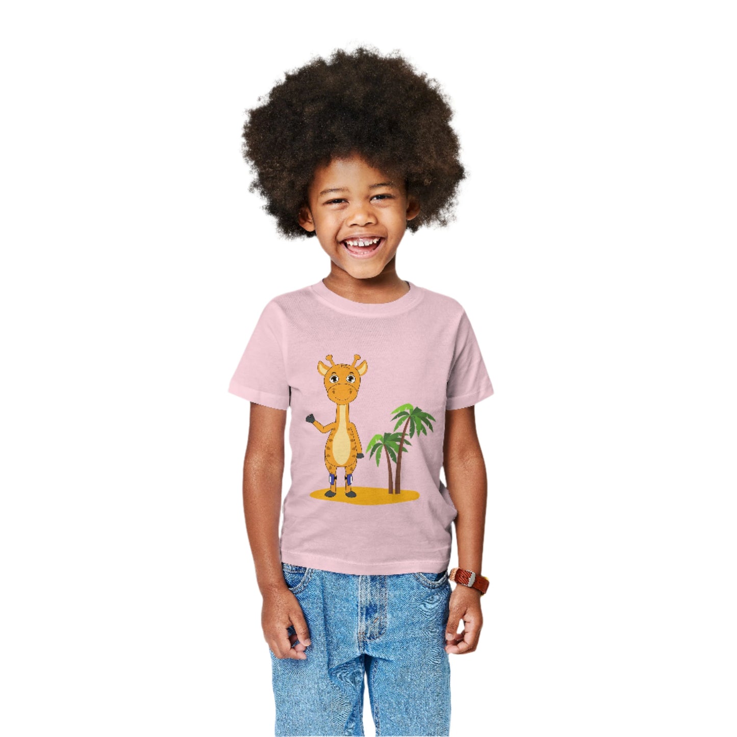 Giraffe Toddler Short Sleeve Tee