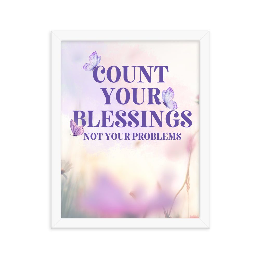 Count Your Blessings Framed poster