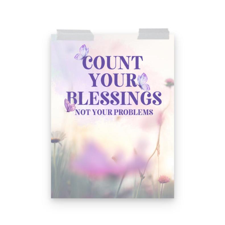 Count Your Blessings Poster