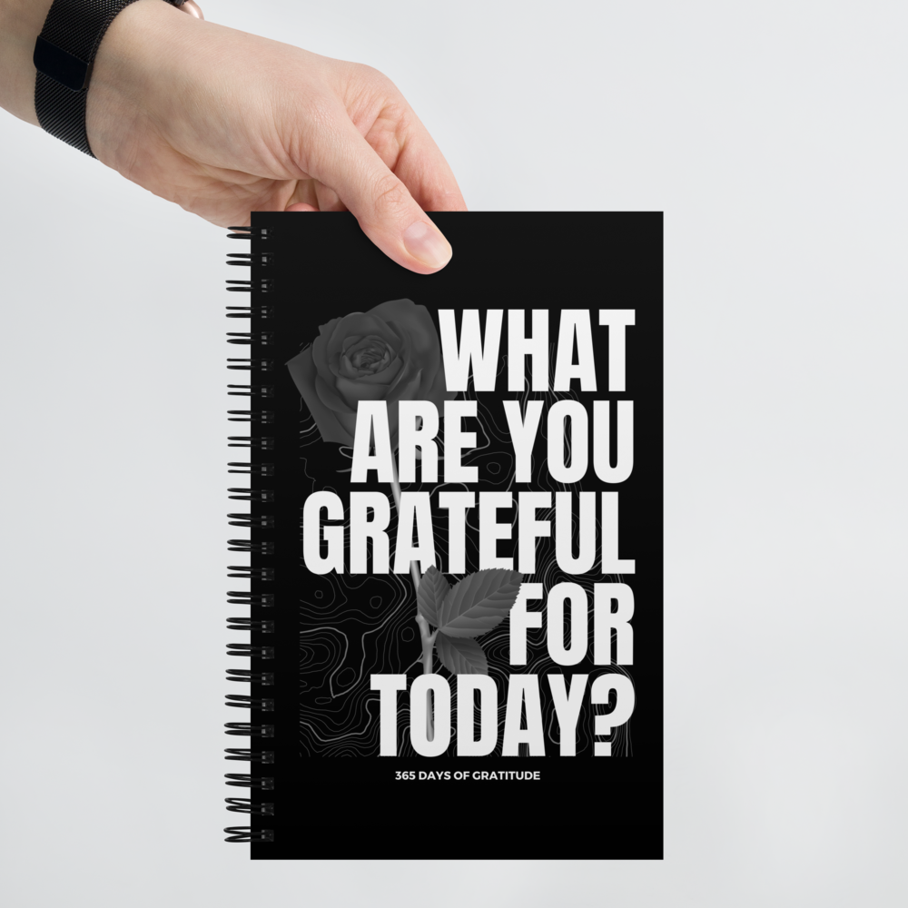 What Are You Grateful For Today? Spiral Notebook