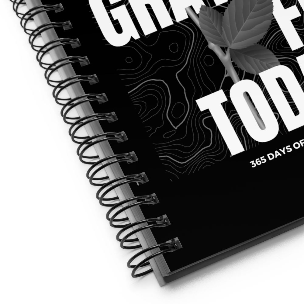 What Are You Grateful For Today? Spiral Notebook