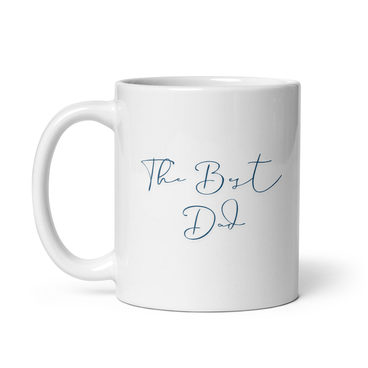 "The Best Dad" 11 oz white glossy mug