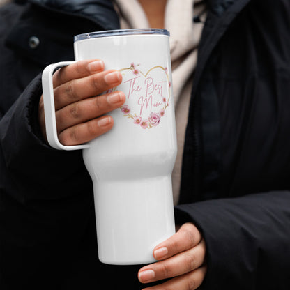 "Best Mum" Travel mug with a handle